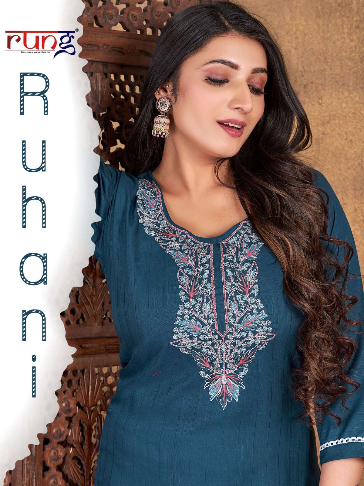 Ruhani Buy Rung Online Wholesaler Latest Collection Kurtis